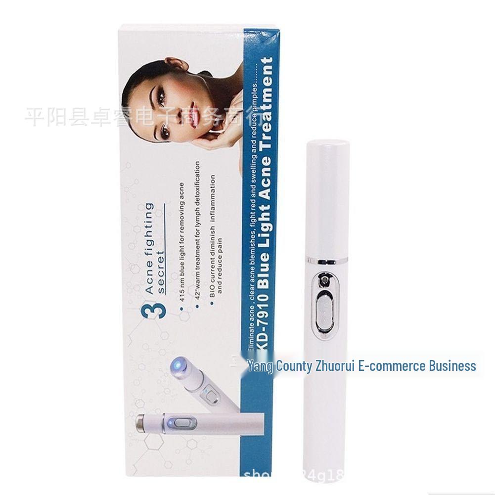 Подогреваемый Вибрирующий Светодиодный Массажер для Глаз Синий Световой Перо - KD-7910 Standard Blue Light (OPP Bag)