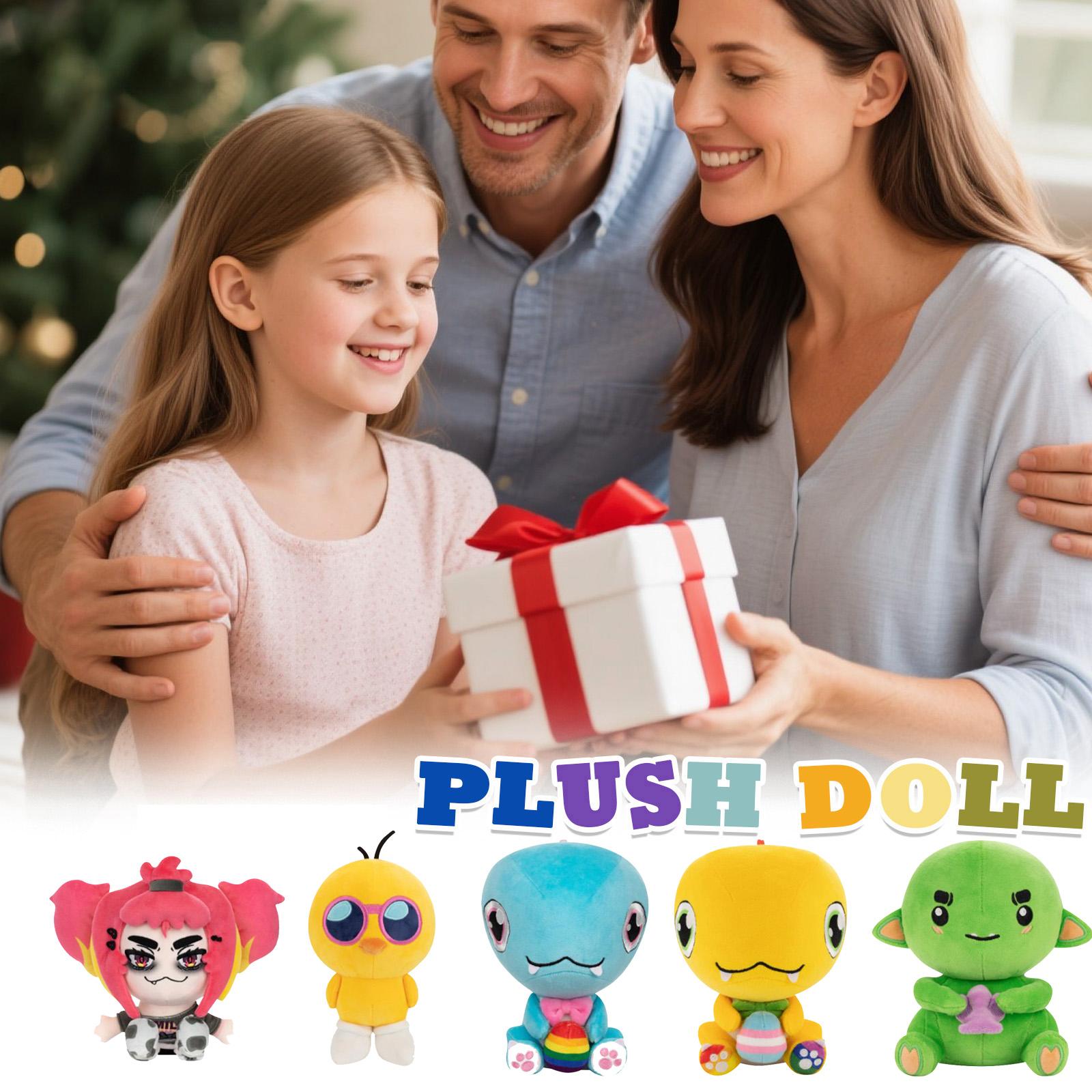 

Плюшевая кукла, Игрушка в подарок, Мультфильм, Детская тряпичная кукла, Детская подарочная подушка One Size