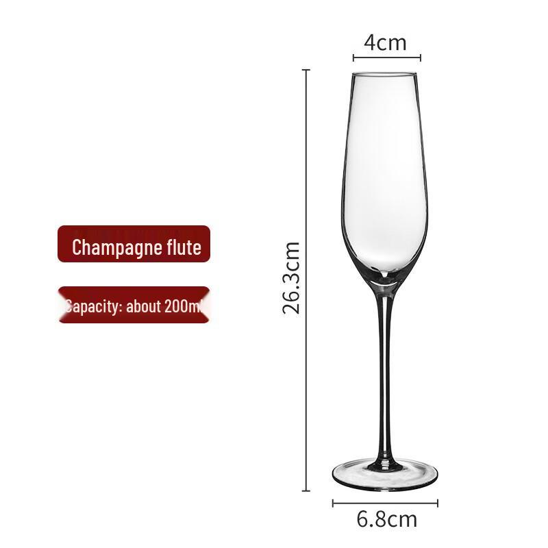 Glass Champagne Flute 200ml