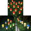 Solar Mushroom Garden Lights With 8 Modes For Outdoor Pathway Decor
