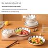 ZISIZ Elegant Lines 32-Piece Ceramic Dinnerware Set
