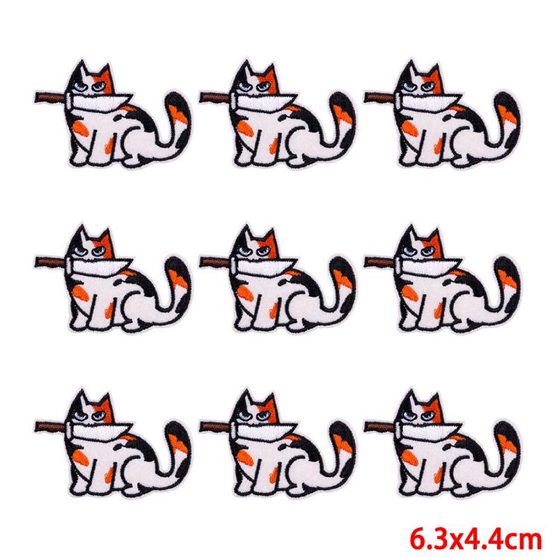 10 pezzi/lotto toppa da ricamo all'ingrosso termoadesiva sulle toppe per abbigliamento toppe su vestiti giacche decorazioni applique forniture per cucire