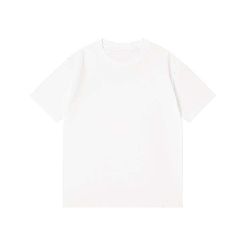 Cotton Short Sleeved T-shirt Women's Shoulder Round Neck Top Solid Color Half Sleeved Base Shirt Clothes