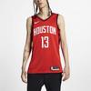 Nike NBA Earned Edition Swingman Jersey, James Harden #13, Houston Rockets Men Jerseys Red BQ1161-658