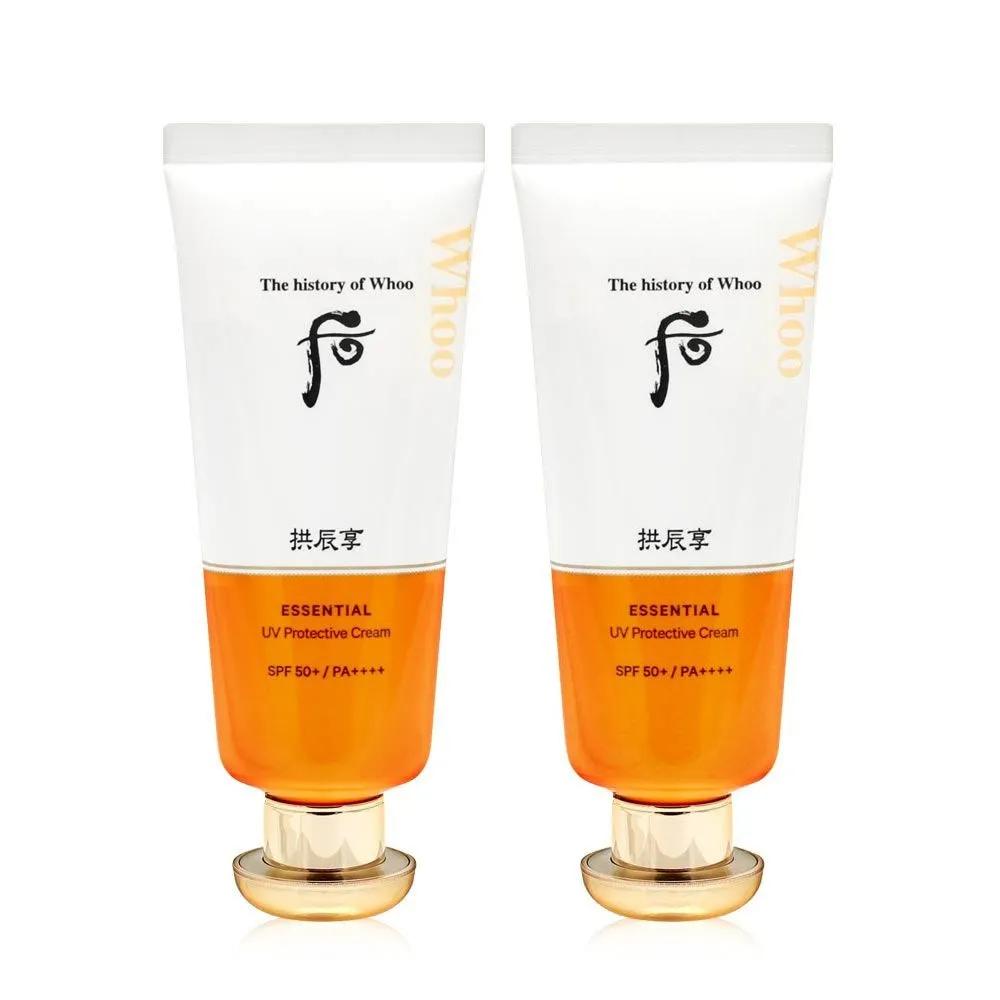 THE WHOO Gongjinhyang Jinhaeyun Sun Cream 60ml x2 / Essential Moisturizing Sun Cream