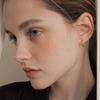 BAEK WOL Thin Classic Hoops 14k Gold