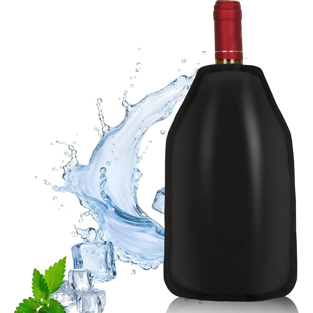 Porta Bicchieri per Vino Borsa del Ghiaccio Gelatina Picnic Bevande Manica Raffredda Vino in Nylon Porta Bevande Analcoliche Attrezzi da Bar per Birra Secchiello per Champagne