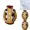 Toy Story 4 Cowboy Sheriff Woody Muster Pullover Hoodie Sweatshirt Mit Lebhaftem 3D Digitaldruck