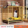 Medium Dog Crate for Labrador Golden Retriever Large Pet Cage with Removable Tray Portable Indoor Outdoor Dog House Kennel