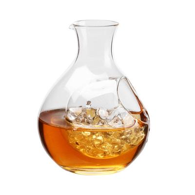 Decanter per vino trasparente Ristorante Hotel Cristalleria di cristallo Set da vino Nido di criceto Distributore di vino ghiacciato Bottiglia di raffreddamento per birra Bollitore Caraffa