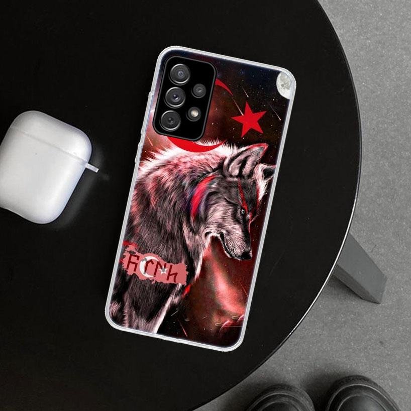 

Turkey Turkish Flag Phone Case Cover for Samsung Galaxy A12 A22 A32 A52 A72 A02S A51 A50S A31 A20S A10S Note 20 Ultra 10 Plus Ga Samsung A50