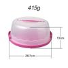 Cake Box, Tray, Container, Pastry Stand, Airtight Lid, Practical Handle, PP Material,