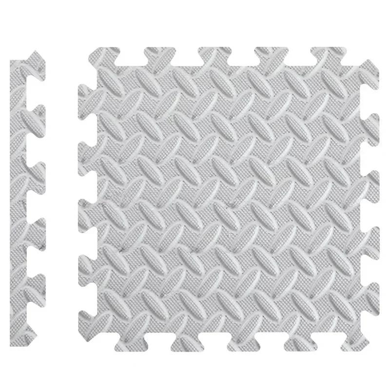 1/4/8Pcs 2.5cm Thick EVA Interlocking Foam Floor Mats Non-Slip Waterproof Puzzle Tiles for Gym Workout Home Kids Room Protection