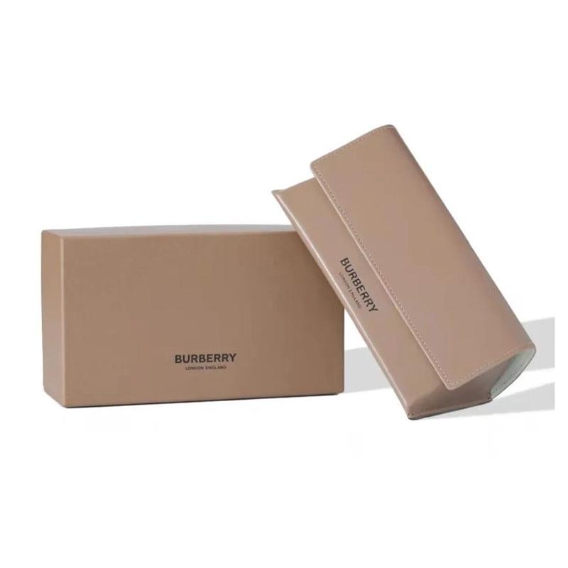 Burberry Temple Letter Logo Acetate Oval Sunglasses Kids Pink