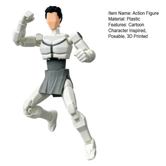 Cartoonfiguur Actiefiguur 3D Geprint Posable Gearticuleerd Figuur Model Verzamelfiguurtje Fidget Speeltje Decoratie Anime Fans Cadeaus