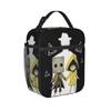 Six  Little Nightmares  Insulated Lunch Bag Cooler Bag Reusable,Lunch Container  High Capacity Tote Lunch Box Food Storage Bags