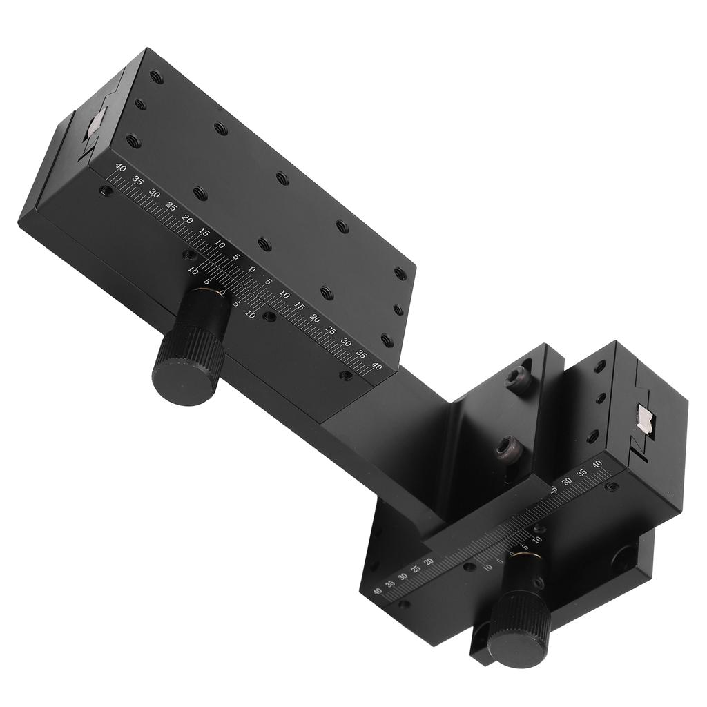 Regulowana Platforma Trymerska Jaskółczy Ogon Ręczny Mechanizm Precyzyjnego Dostrajania Scena Przesuwna Oś XZ 40x90mm