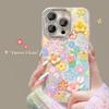 Flower doll bracelet for Apple 11 mobile phone case iphone11 small fresh 11 dopamine 11 high sense 11