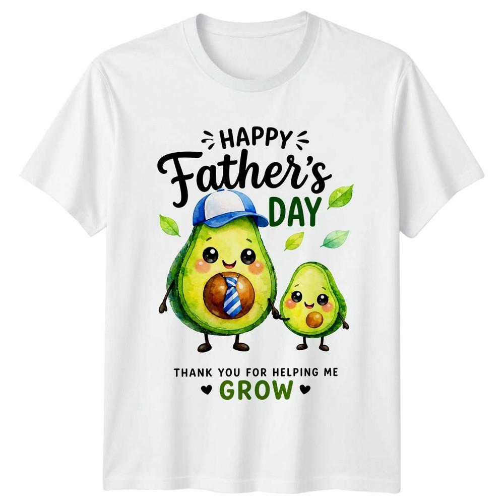 Happy Fathers Day Thank You Unisexs TShirt Avocado Fathers Day S