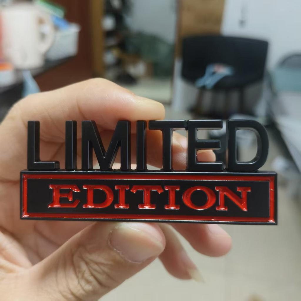 Limited Edition 3D Metal Vehicle Emblem, Custom Body Decoration Stickers