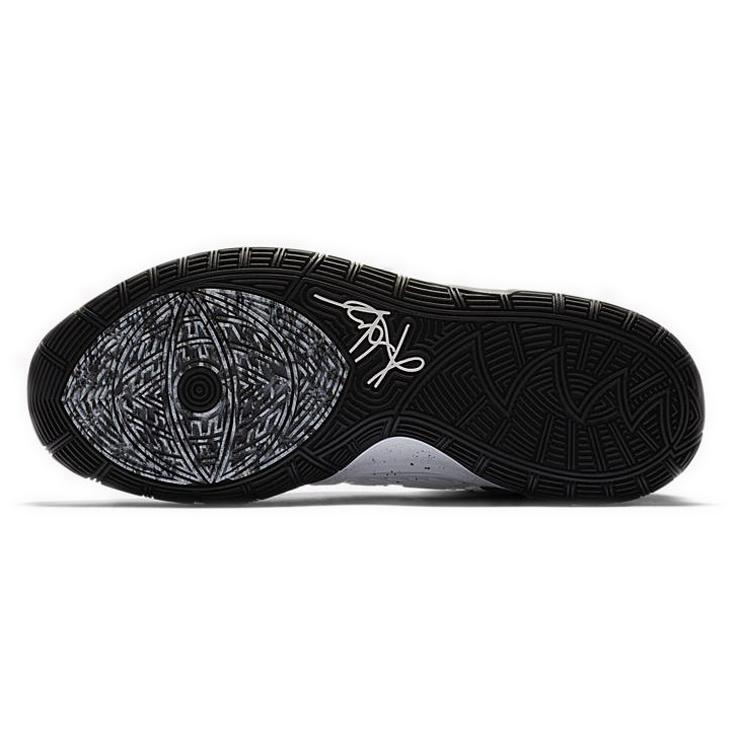 Nike Kyrie 6 'Oreo Mid Top Performance Basketball Shoes Unisex Black White Asian Version BQ4631-100