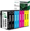 Ink Cartridge - Greenjob - 405 XL - Compatible Epson - Black, Cyan, Magenta, Yellow - 8 Packs