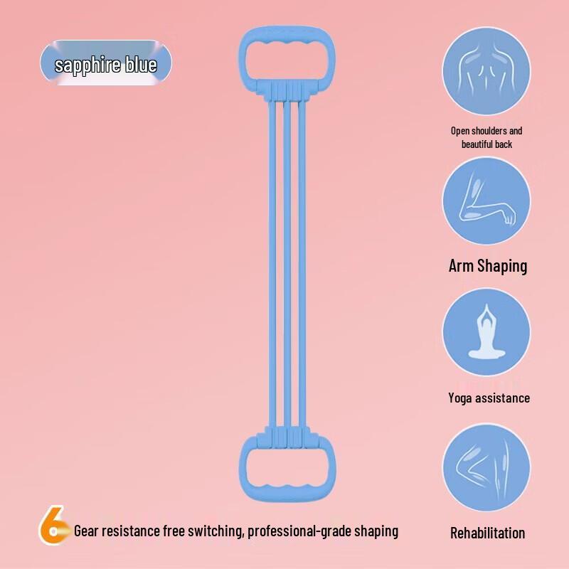 WEZHO Adjustable Figure-8 Resistance Band 3-Pack