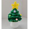Handmade Crocheted Christmas Tree Wool Pot Shopping Mall Night Market Desktop Decoration