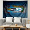 Newcastle United Crest Printed Printed Tapestry, for Bedroom,Livingroom, dormitory, Large Wall Decor, Fabric Decor Fan Birthday Gifts