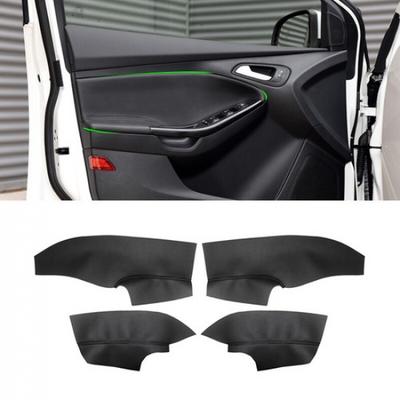Für 2014-2018 Ford Focus 2/4-türige Türgriff-Armlehnenverkleidung Mikrofaser-Lederschutz