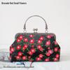 Short Style Handbag Material Kit - Handmade, Multiple Styles, Square Clasp Bag, Includes 20 Needles