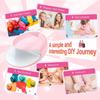 Portable Nail Fan Dryer Battery Powered Nail Art Accessories Nail Drying Machine For Quick And Convenient Nail Care