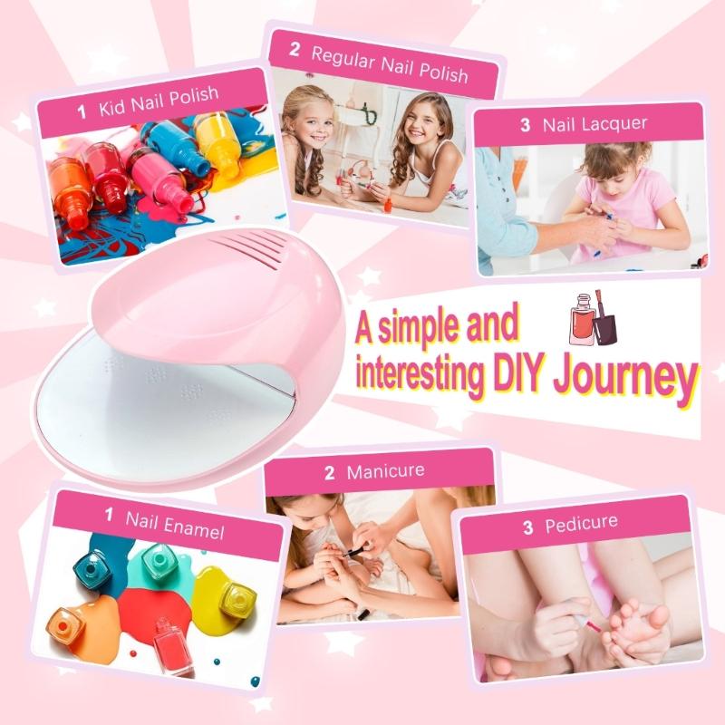 Portable Nail Fan Dryer Battery Powered Nail Art Accessories Nail Drying Machine For Quick And Convenient Nail Care