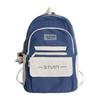 Schoolbag Schoolbag Female Junior High School Student High School Student Korean Version College Student Girl Backpack Simple Middle School Student 