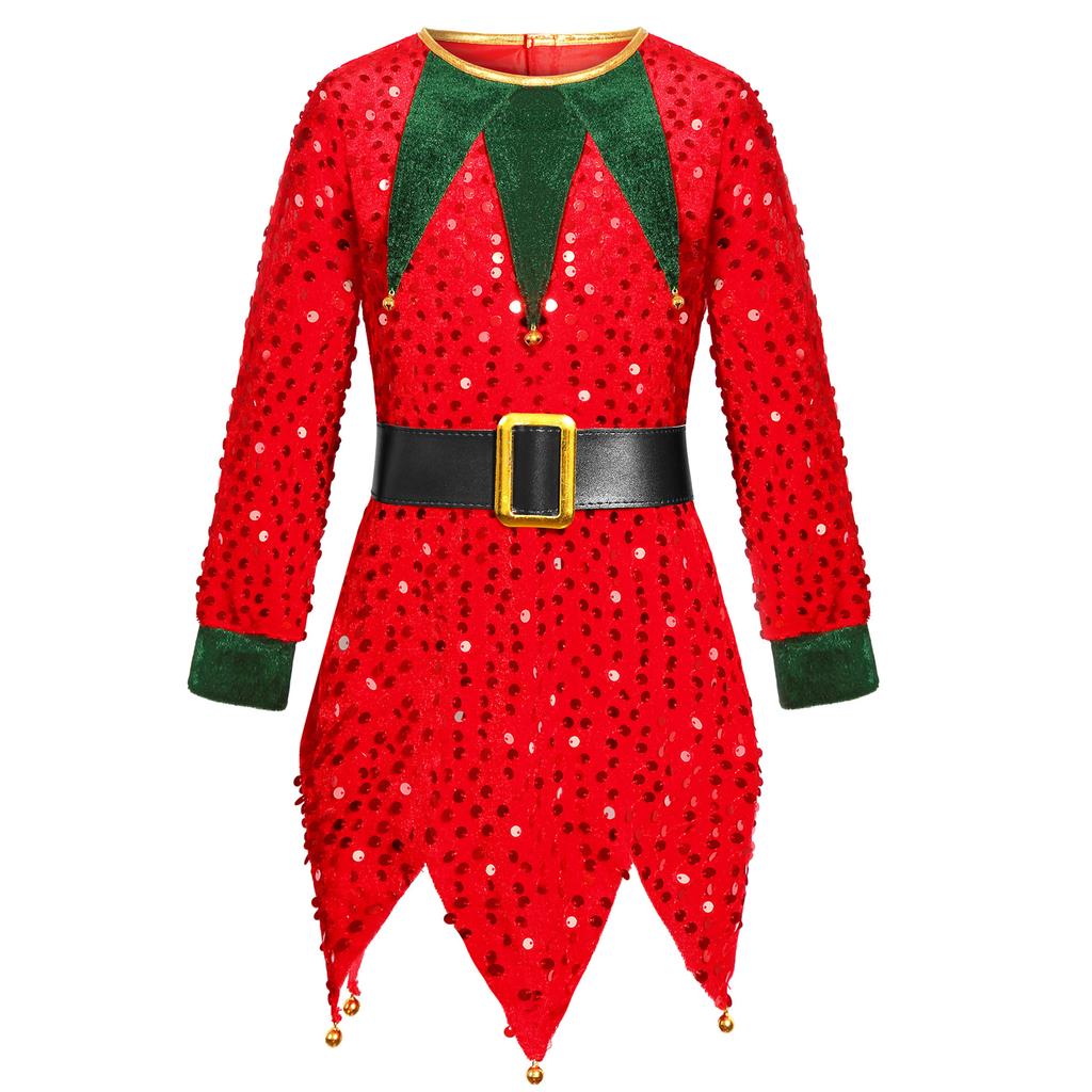 Children's Christmas Costumes, Holiday Party Christmas-themed Performance Cosplay Costumes