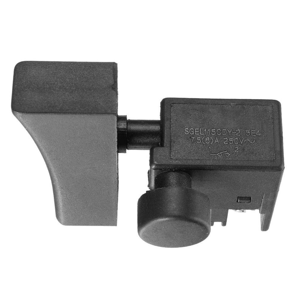 ABS Trigger Switch AC250V 6A Momentary Switch Power Tool Accessories  Electric Drill Hammer