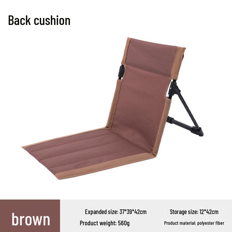 Tragbarer Faltbarer Outdoor-Stuhl mit Rückenlehne - Ideal für Camping, Rasen und Strand