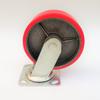 Heavy Duty Polyurethane Iron Core Swivel Caster Wheel - Impact Resistant Flatbed Trolley Wheel