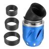 VekAuto Motorcycle Air Filter 26/35/42/48mm ID 140x700mm Motorcycle ATV Durable Aluminum Alloy Blue
