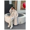 VAYLA Damen Kunstpelz Lange Mäntel Jacken Stehkragen Mantel Dick Warm Y2k Streetwear Jacke Elegant Arbeit Freizeit Oberbekleidung Herbst Winter