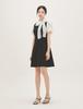 Roem Re Woven Matching Tie Mini Dress (Rmowg26St1) Rmowg37S11