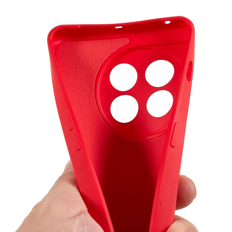 Für OnePlus 11 5G TPU Handyhülle Glatte Haptik Gummierte Abdeckung mit Faserfutter