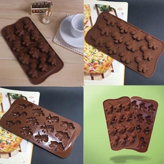 Dinosaur Baking Silicone Mold Chocolate Cake Cookie Muffin Candy Jelly Mould