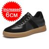 Fashion Men Autumn Sneakers Elevator Shoes Men Heightening Height Increase Insole 8CM High Heels Shoes Casual Genuine Leather Sport Shoe