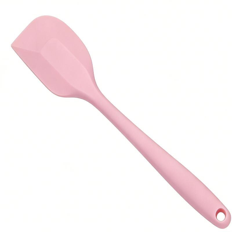 1pc Baking Spatula All-in-one Silicone Scraper Heat Resistant Non-stick Cream Smoothing Knife Baking Tool