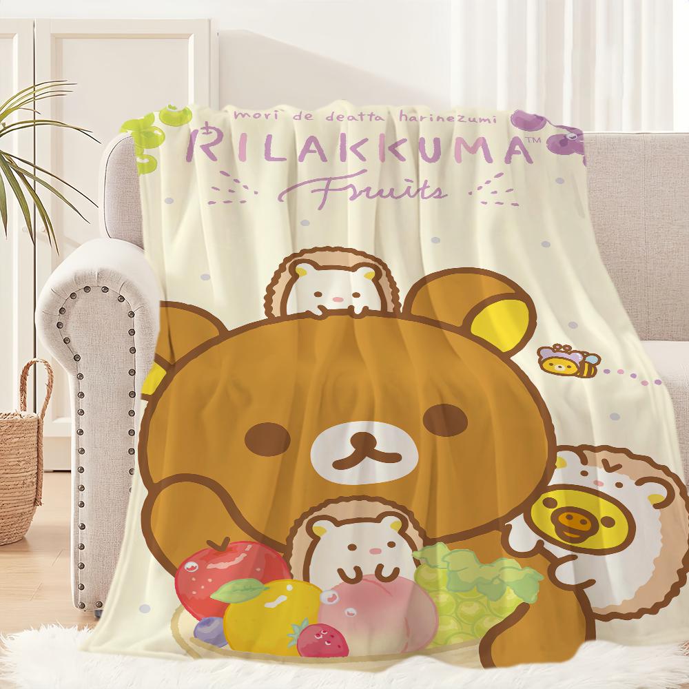 

SSugar Bbunnies Kawaii Flannel Blanket Cute Bunny Print Soft Throw Blanket for Bed Sofa Kids Bedroom Decor 75x100cm (30x40inch)