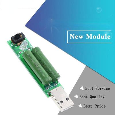 USB Port Mini Discharge Load Resistor Digital Current Voltage Meter Tester 2A/1A With Switch 1A Green Led / 2A Red Led