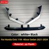 Splitter Gard pentru Bara Față Lip Bumper Protector Chin Negru Lucios Ornament Tuning Pentru Honda Civic Generația a 11-a FE1 Sedan 4 Uși 2021-2024