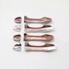 For VW Polo    Volkswagen MK6 Chrome Door Handle Cover Car Styling Stickers Auto