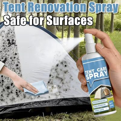 Tentverzorgingsspray 55ml Stofreiniger en Vlekverwijderaar voor Buitententen en Kampeerspullen Veilig voor Diverse Stoffen en Gemakkelijk te Gebruiken Sprayfles